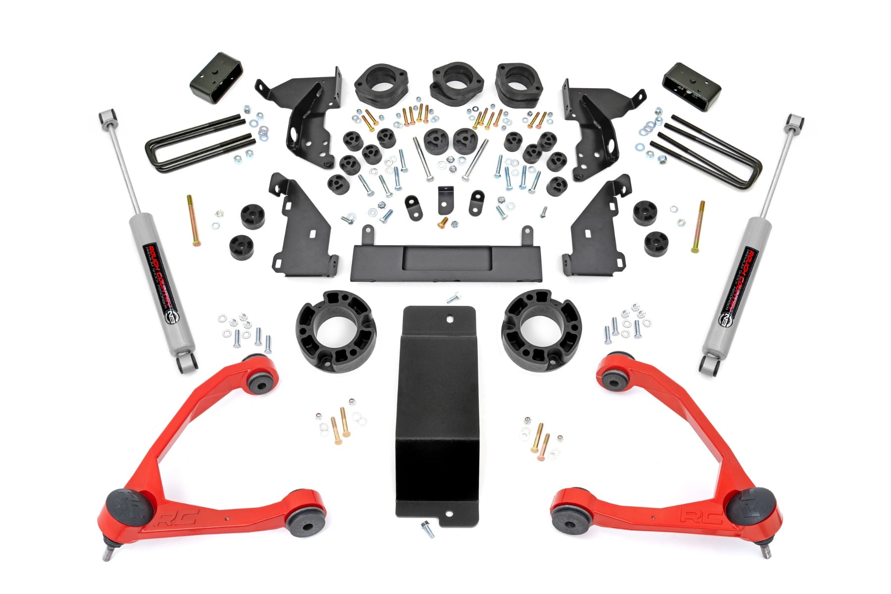 4.75 Inch Lift Kit | Combo | Red UCA | Chevy/GMC 1500 (14-15) image 3