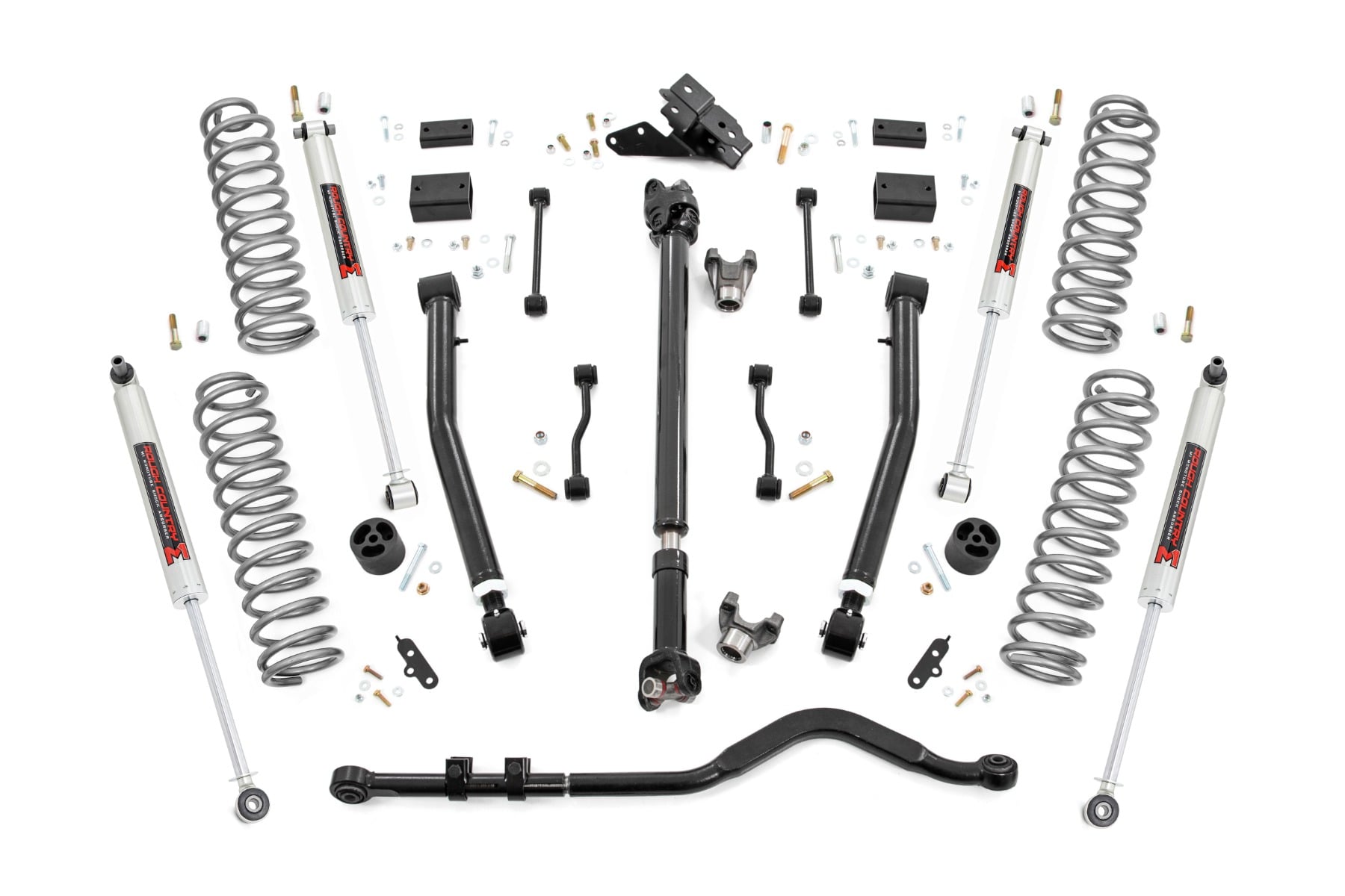 ROUGH COUNTRY Lift Kit Jeep Wrangler Unlimited Rubicon (18-23)