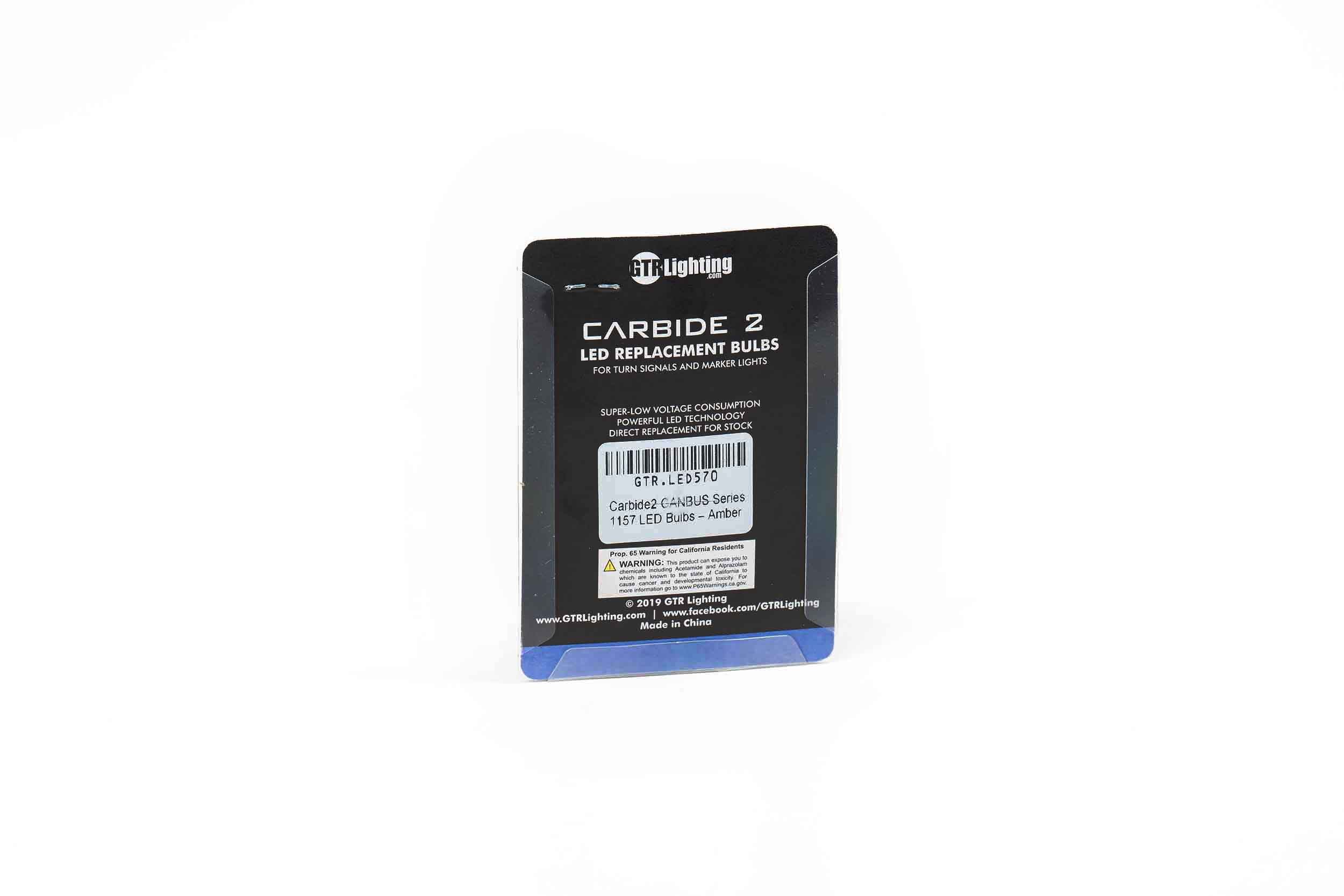 GTR Lighting 1157: GTR Carbide Canbus 2.0 LED (Amber)