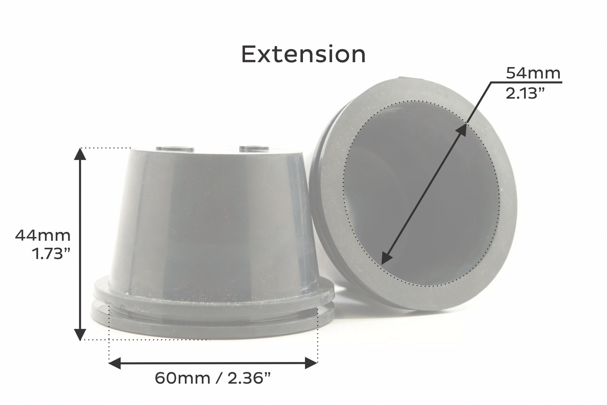Morimoto Housing Cap: Cylinder (75mm)