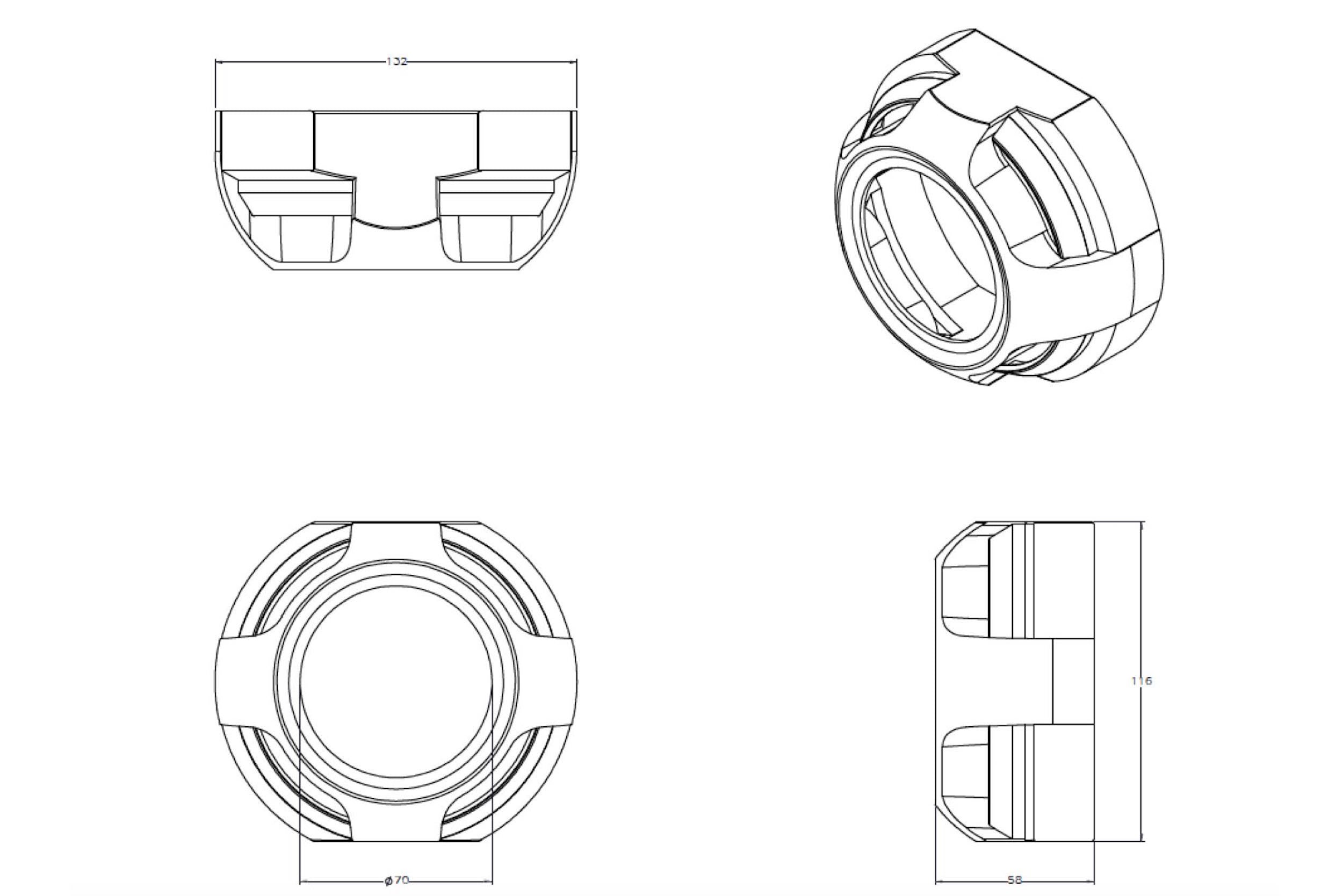 Morimoto Apollo 2.0 Flat Projector Shroud