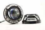 Morimoto Panamera 2.0 Projector Shroud (Black) (White/Amber LED Switchback)