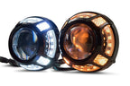 Morimoto Panamera 2.0 Projector Shroud (Black) (White/Amber LED Switchback)