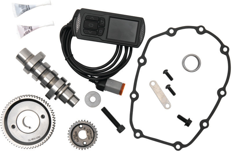 S&S Cycle 17-19 M8 Touring Models 475 Gear Drive Camshaft & Dynojet PV-3 Kit