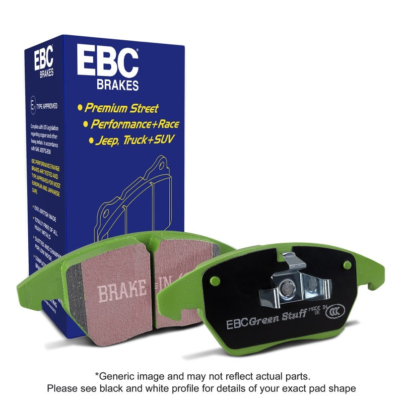 EBC 92-97 Mitsubishi Montero 3.0 Greenstuff Rear Brake Pads