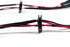Morimoto Harness: H-Series housing pass-through cables w/ grommet (H11)(2x)