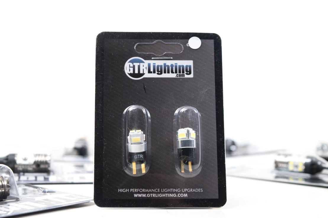 GTR Lighting T10/194: GTR 6-Chip Canbus LED (Red)