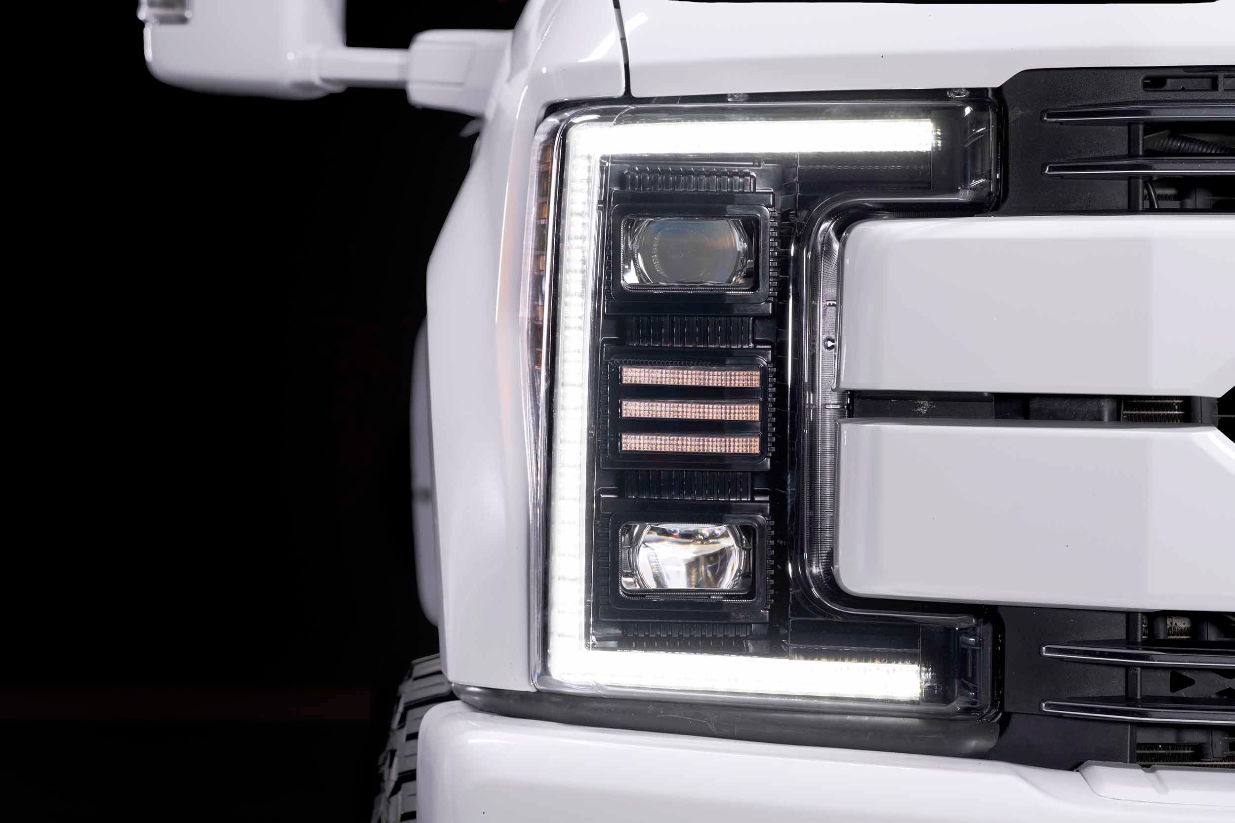 Morimoto XB Hybrid LED Headlights: Ford Super Duty (17-19 / Set)