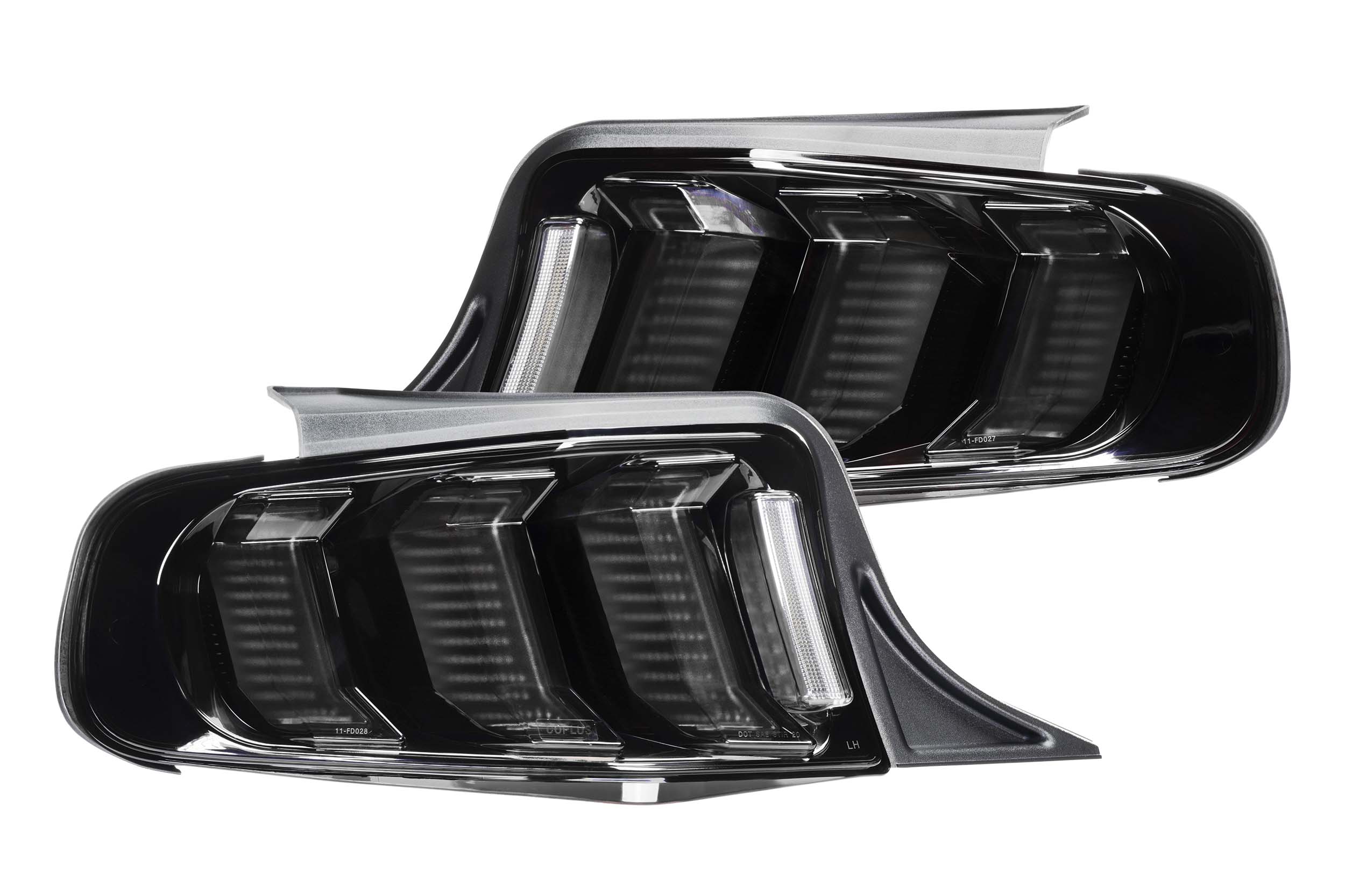 Morimoto XB LED Tail Lights: Ford Mustang (13-14 / Smoked Lens / Set)