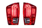 Morimoto XB LED Tail Lights: Toyota Tacoma (16-23 / Red Lens / Set)