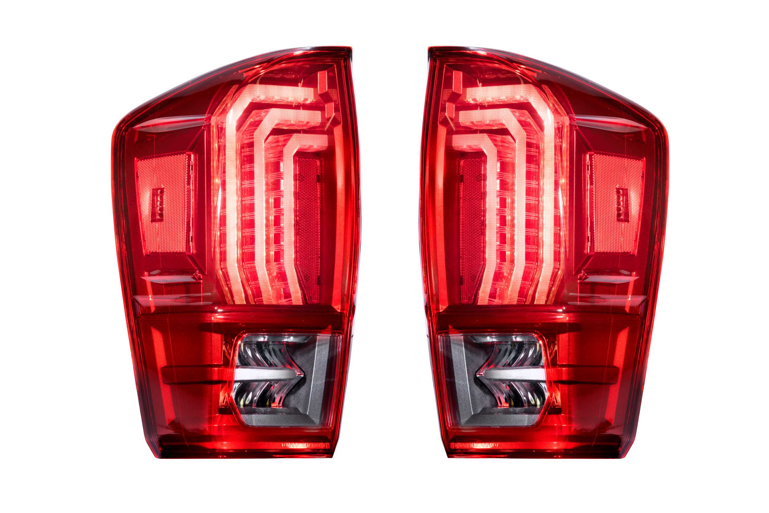 Morimoto XB LED Tail Lights: Toyota Tacoma (16-23 / Red Lens / Set)