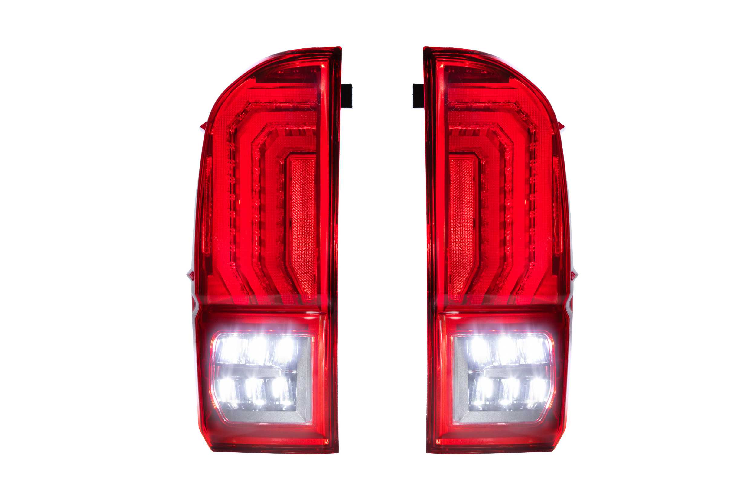 Morimoto XB LED Tail Lights: Toyota Tacoma (16-23 / Red Lens / Set)