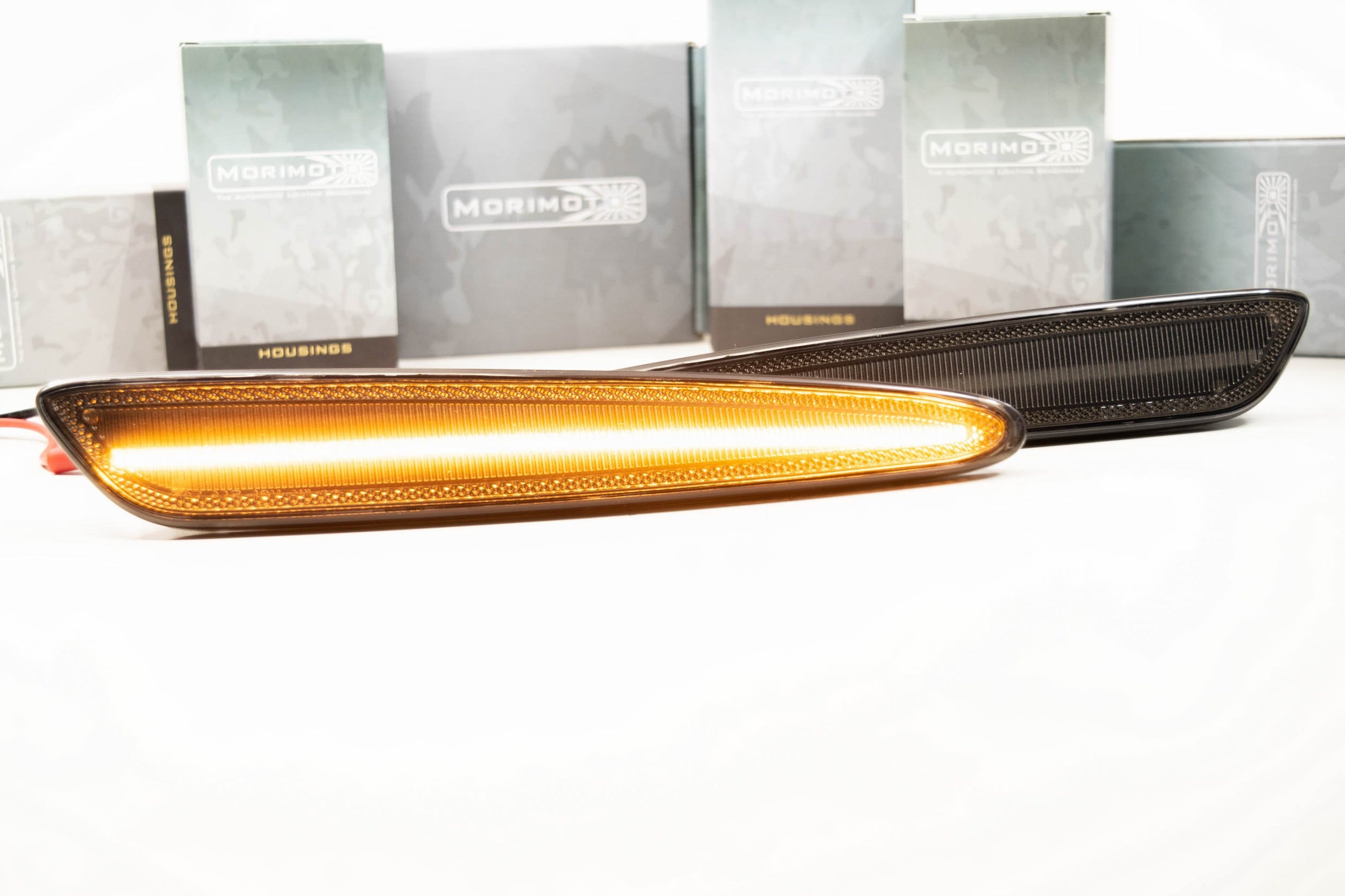 Morimoto XB LED Side Markers: Corvette C6 (Front / Amber / Set)