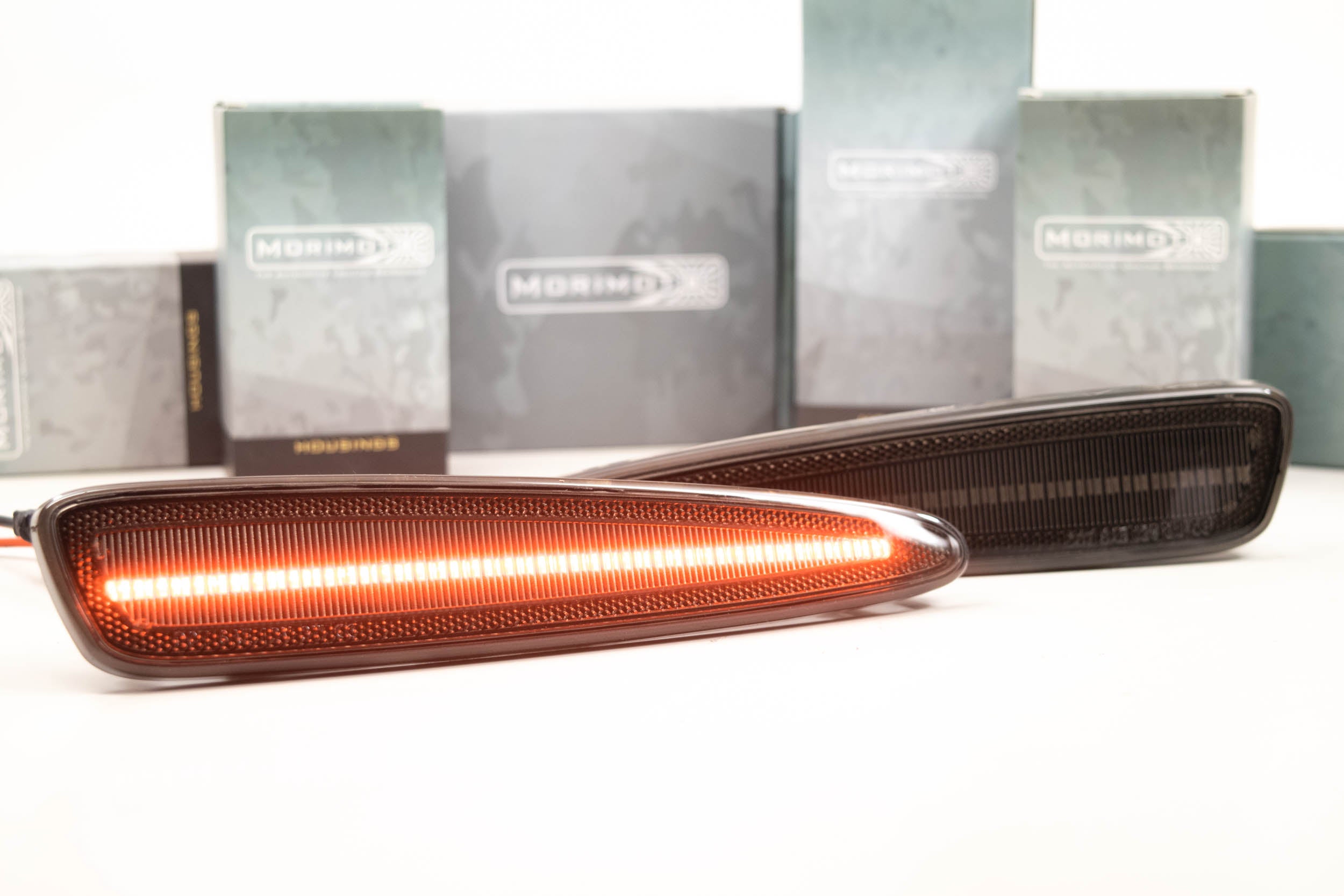 Morimoto XB LED Side Markers: Corvette C6 (Front / Amber / Set)
