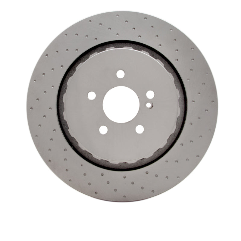 DFC 07-14 Mercedes-Benz S63 AMG Rear Hi-Carbon Alloy Geomet Coated Rotor - Dimpled