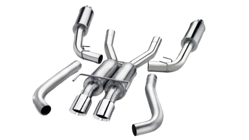Corsa 2009-2013 Chevrolet Silverado Reg. Cab/Long Bed 1500 4.8L V8 Polished Sport Cat-Back Exhaust