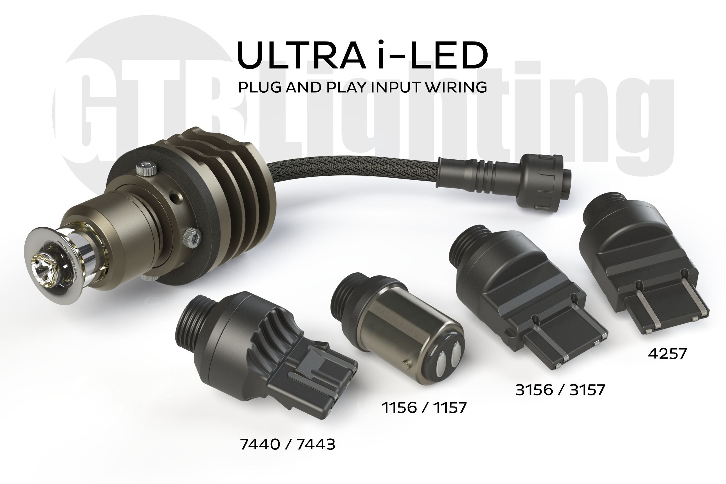 GTR Lighting GTR i-LED Ultra: Input Sockets (7440/7443 / Non-CK / Set)
