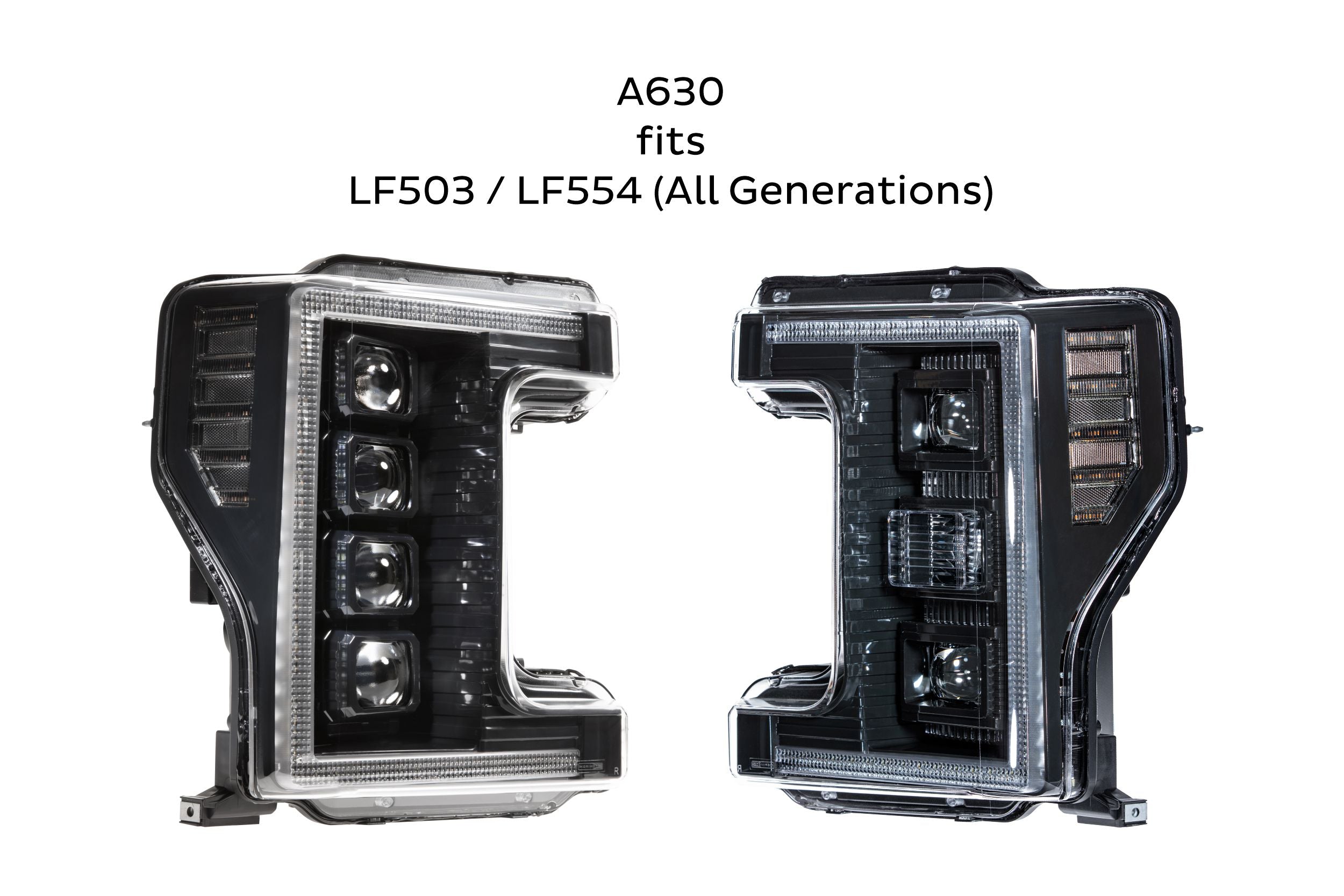 Morimoto Smoked Sidemarkers: LF502 / LF550 (All Gens) (Set)