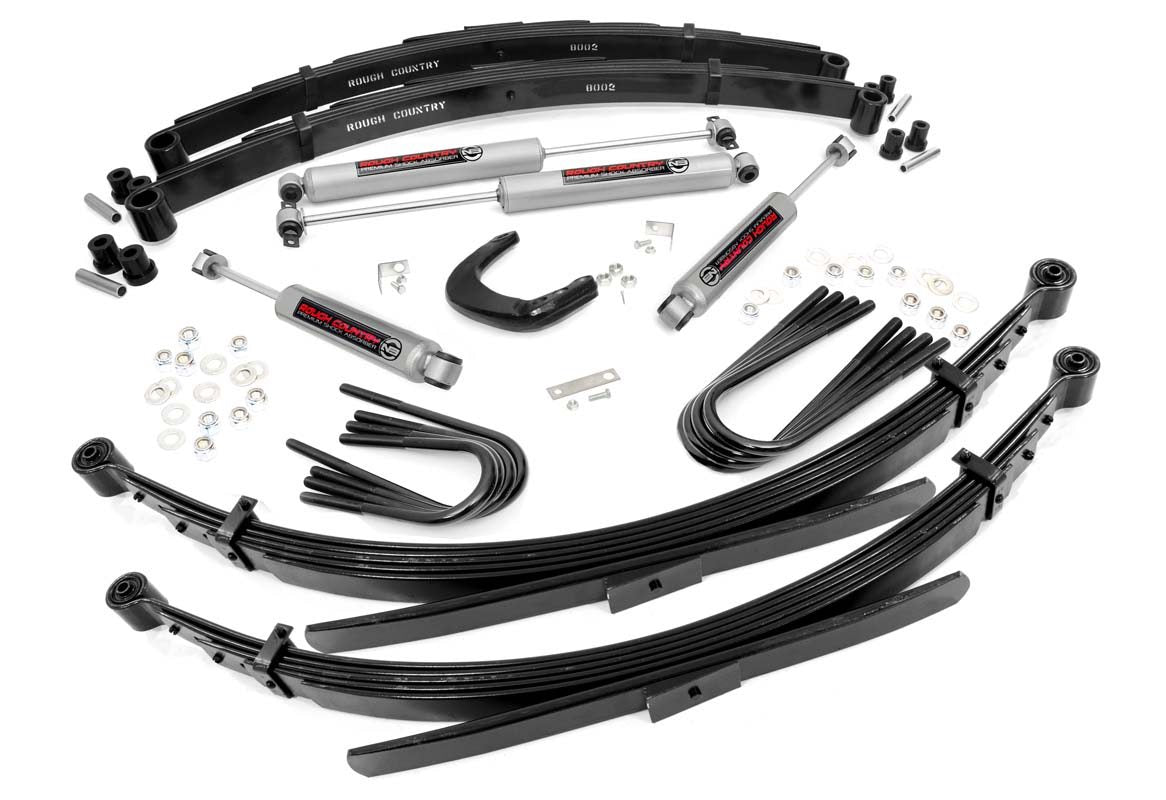 4 Inch Lift Kit | 56 Inch RR Springs | Chevy/GMC 3/4-Ton Suburban/C25/K25 Truck (77-87) image 3