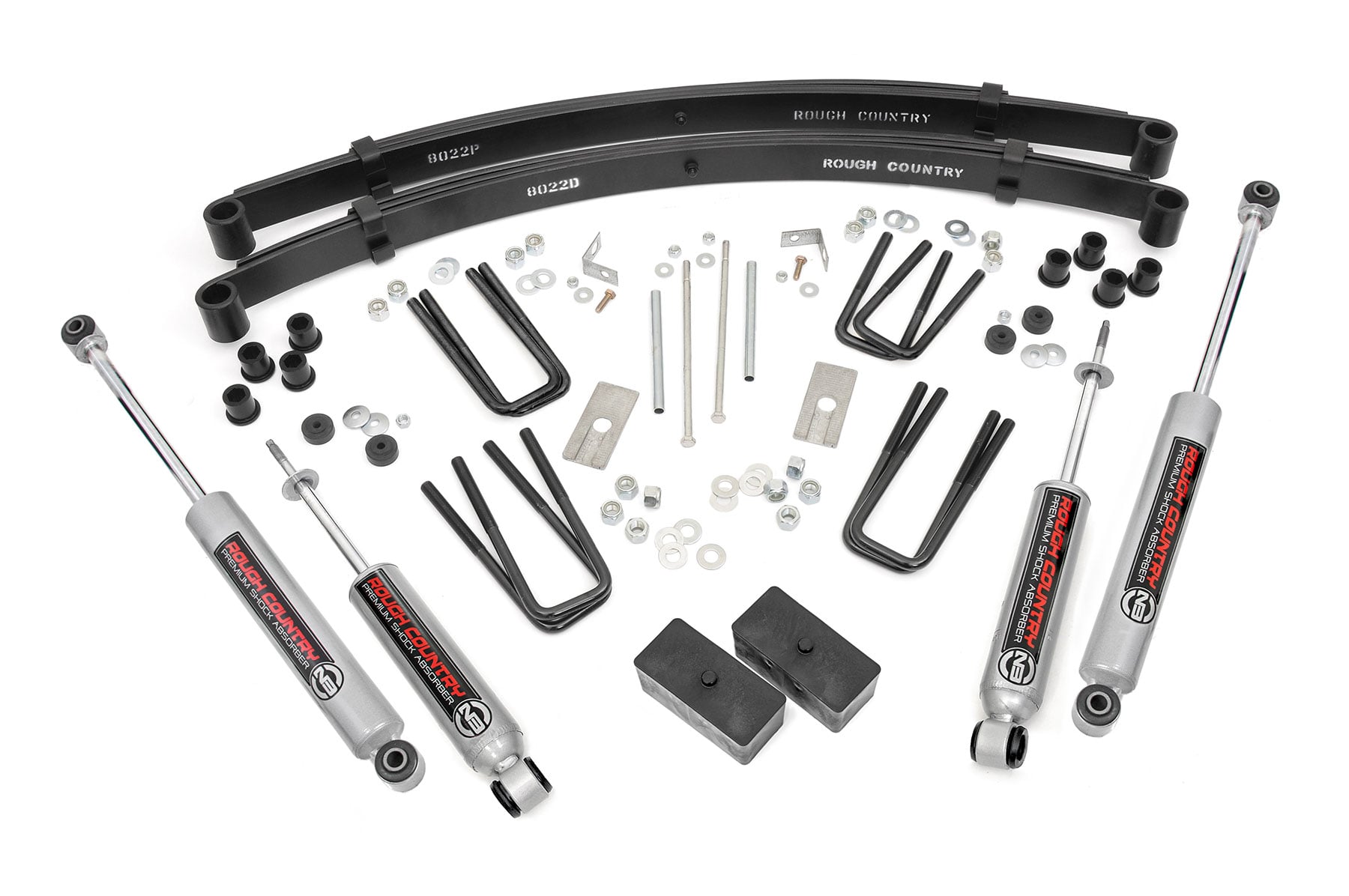 3 Inch Lift Kit | RR Springs | Toyota Truck 4WD (1979-1983) image 2