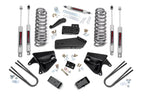 4 Inch Lift Kit | Quad Front Shocks | Rear Blocks | Ford F-150 4WD (80-96) image 3