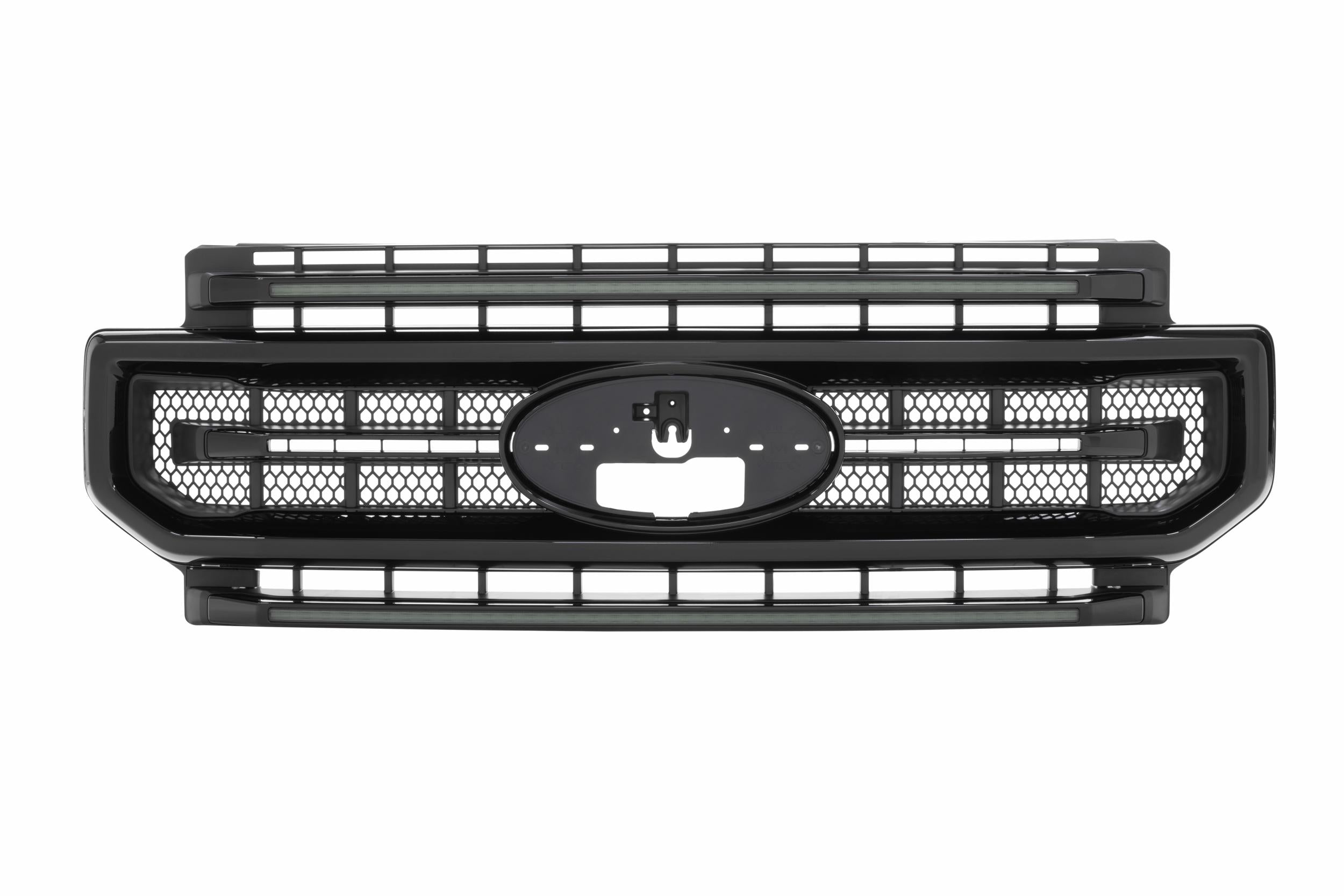 Morimoto XBG LED Grille: Ford Super Duty (20-22 / Black / White DRL)