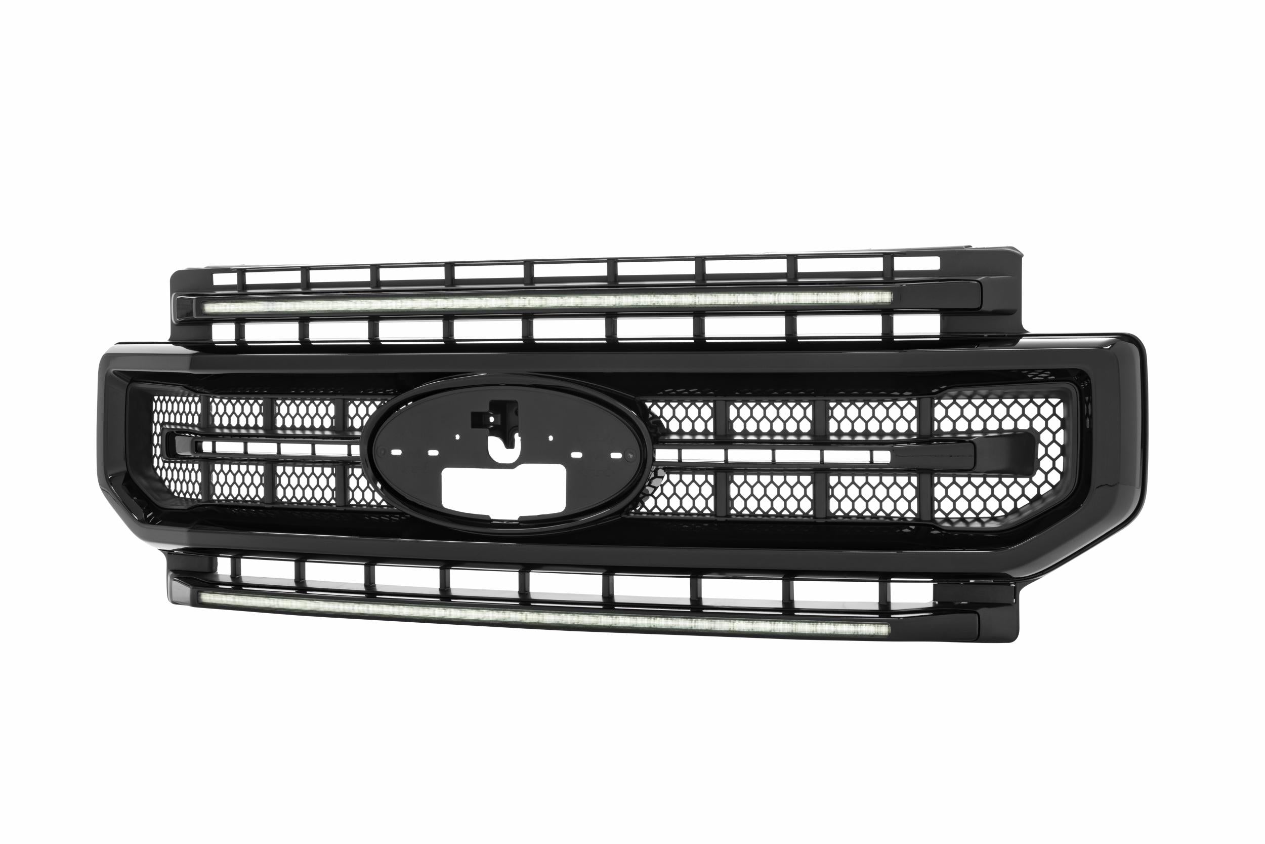 Morimoto XBG LED Grille: Ford Super Duty (20-22 / Black / White DRL)