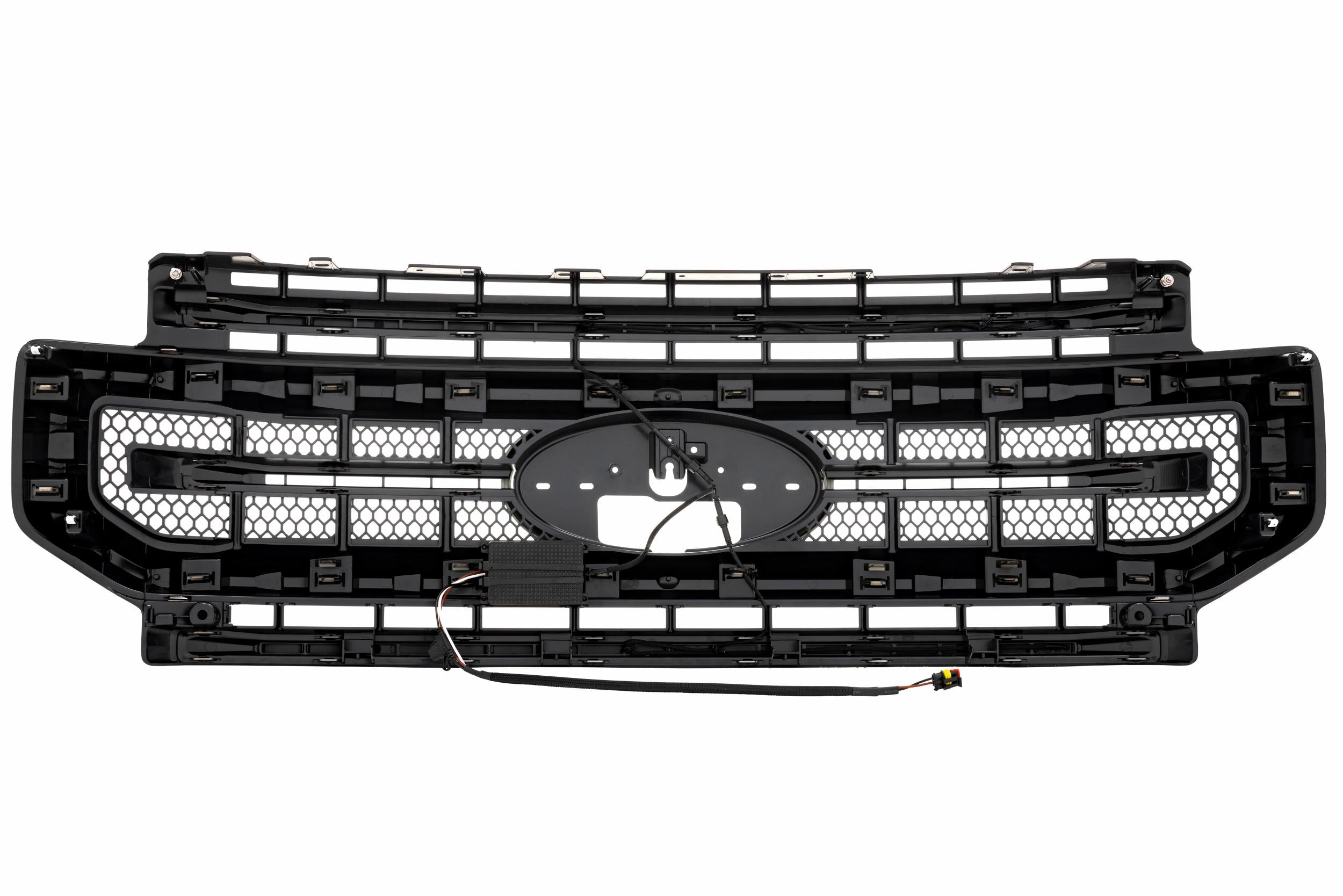Morimoto XBG LED Grille: Ford Super Duty (20-22 / Black / White DRL)