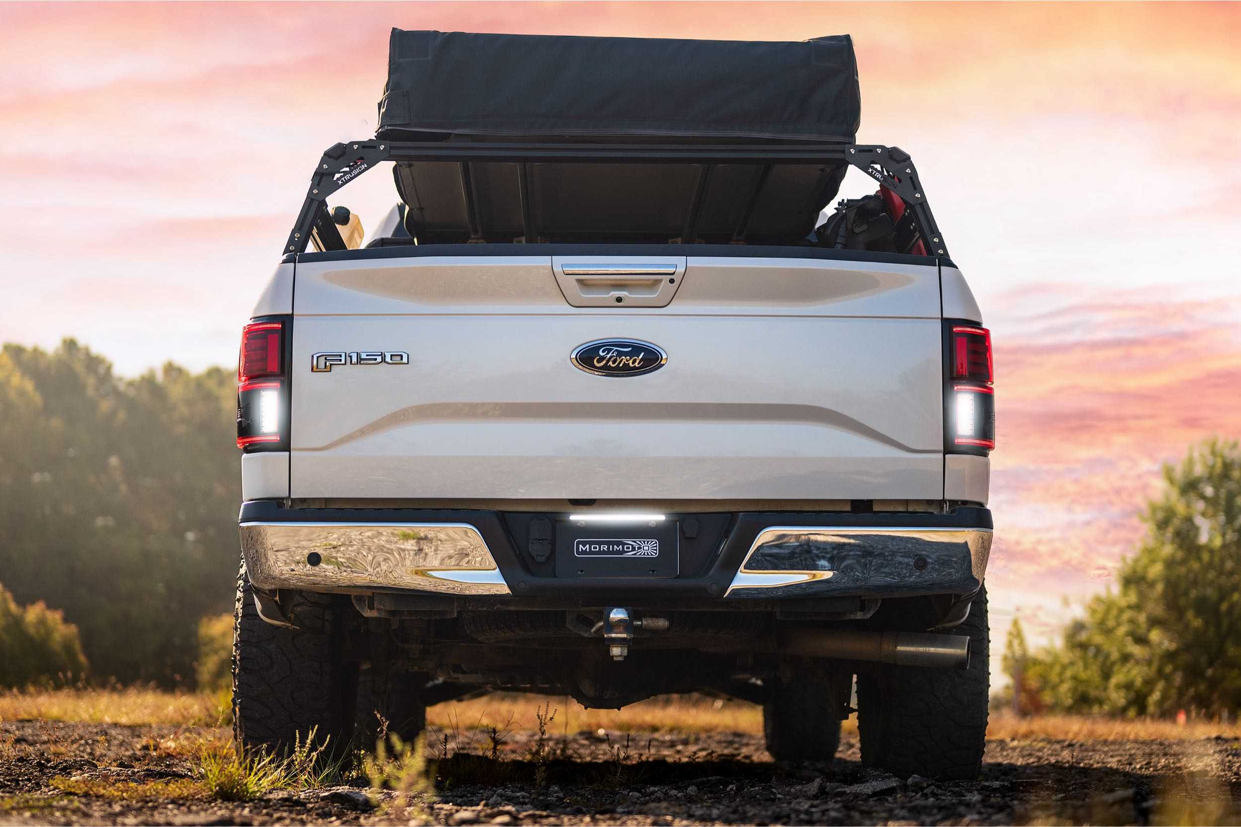 Morimoto XB LED Tail Lights: Ford F-150 (15-20 / Red Lens / Set)
