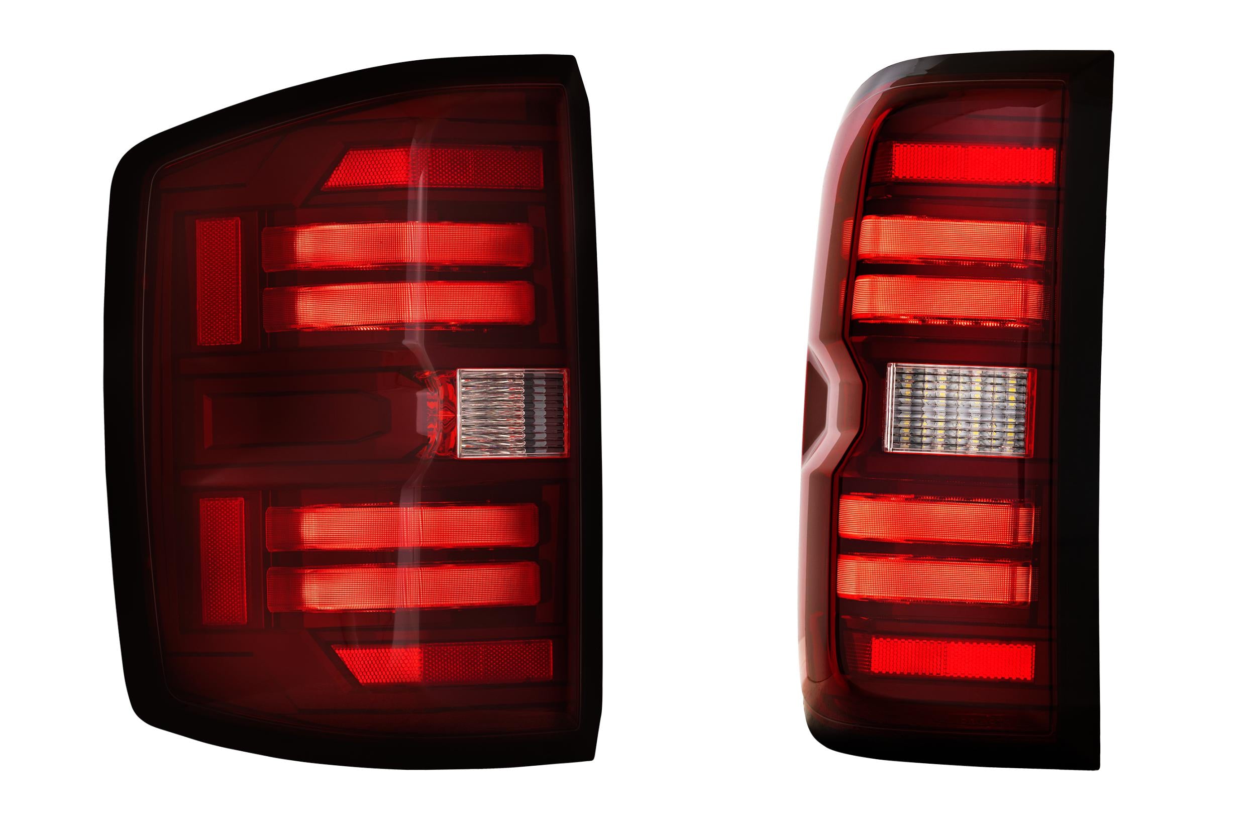 Morimoto XB LED Tail Lights: Chevrolet Silverado (14-19 / Red Lens / Set)