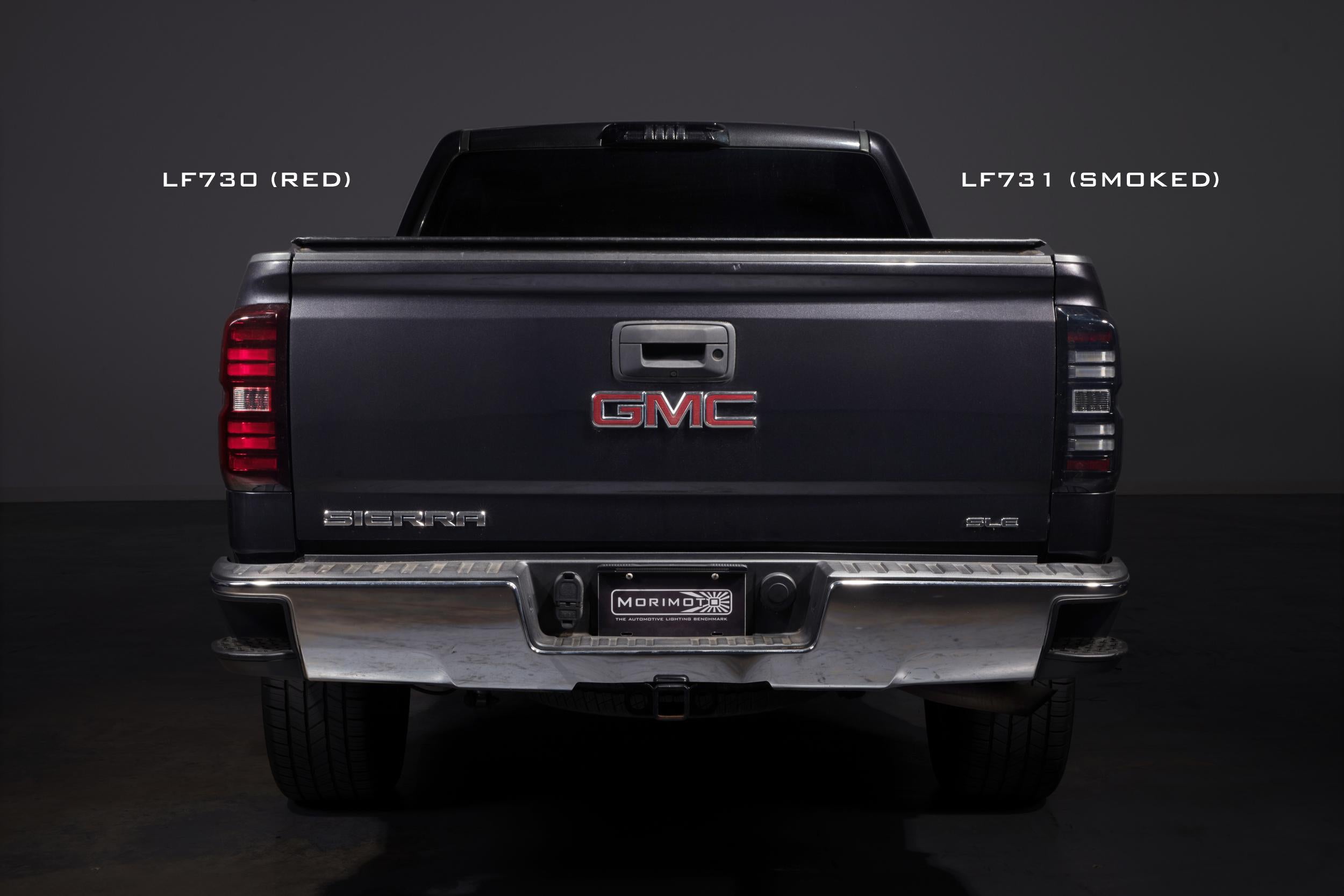 Morimoto XB LED Tail Lights: GMC Sierra (14-18 / Red Lens / Set)