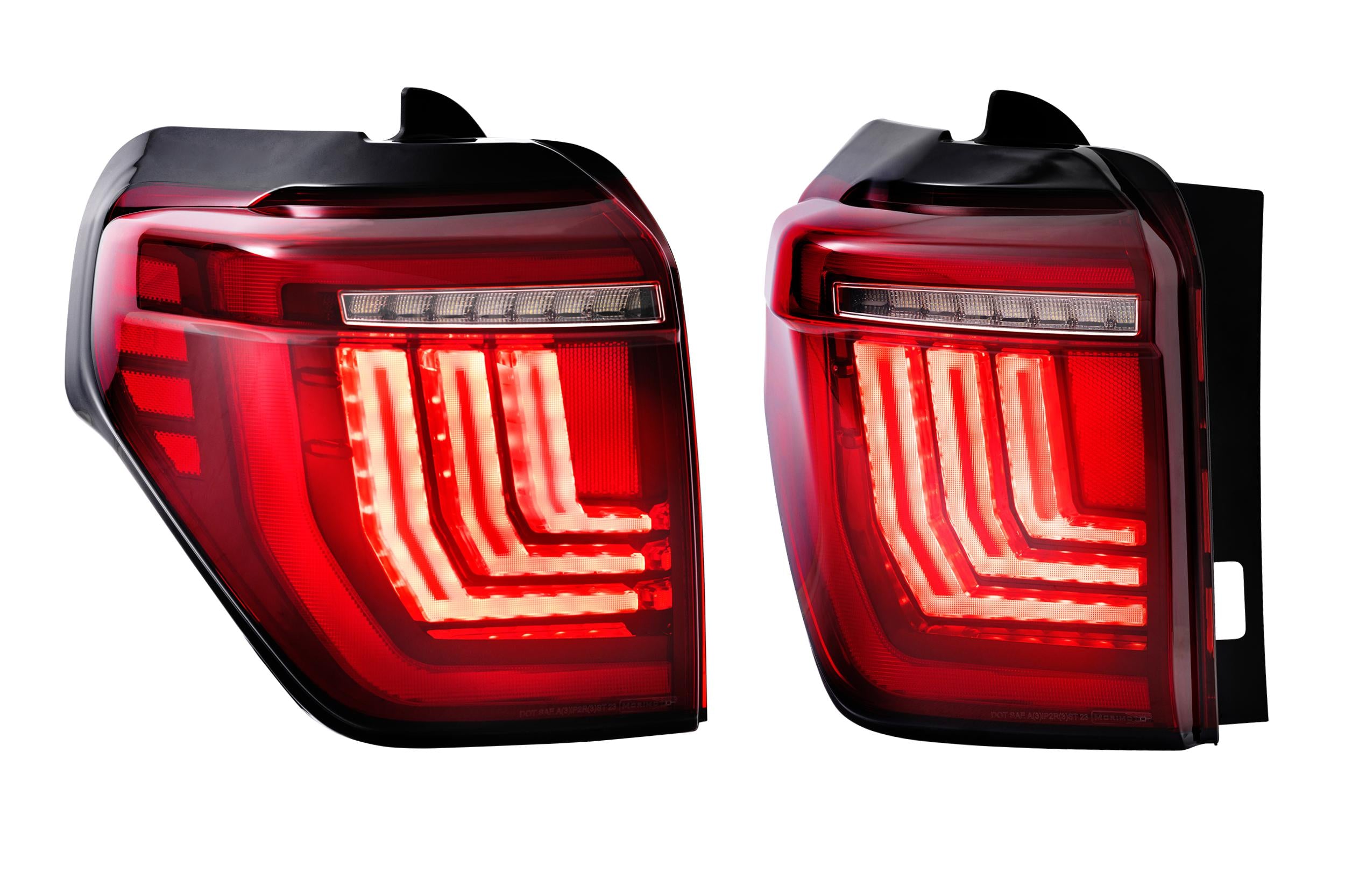Morimoto XB LED Tail Lights: Toyota 4Runner (10-24 / Red Lens / Set)