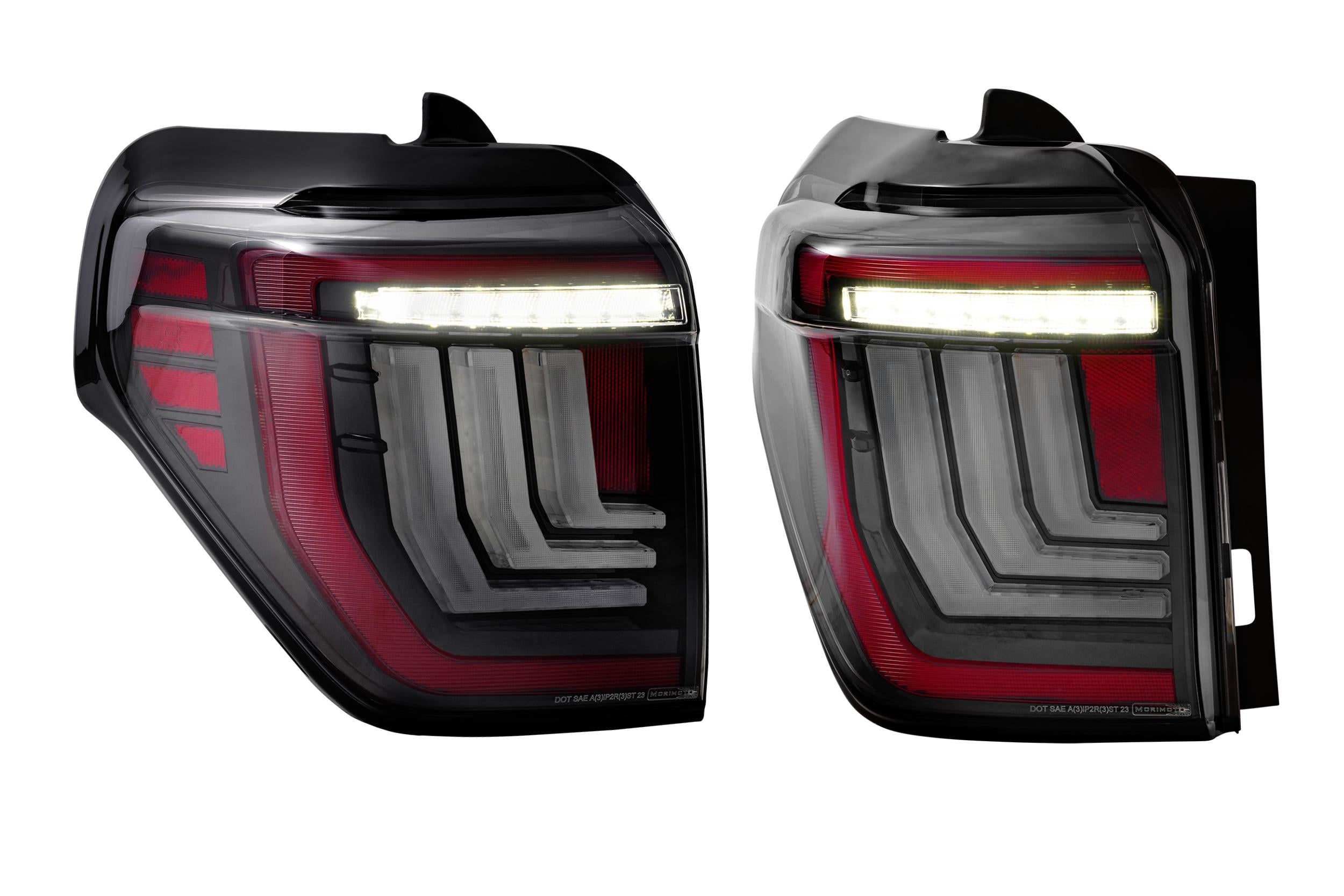 Morimoto XB LED Tail Lights: Toyota 4Runner (10-24 / Smoked Lens / Set)