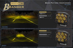 Morimoto BigBanger HXB LED Pod (Spot / Yellow / Each)
