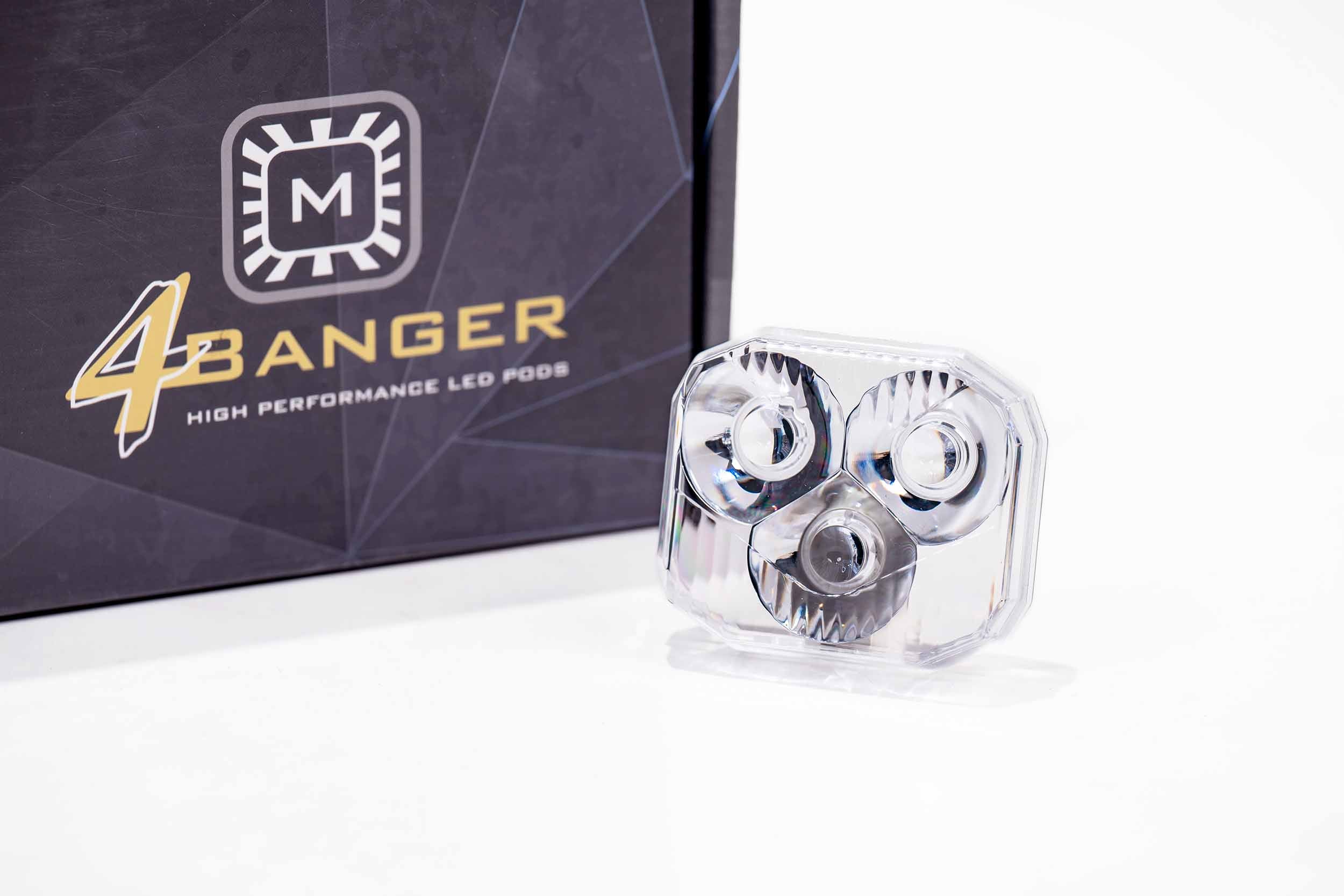Morimoto Lens Only: 4Banger (White / Spot / Each)