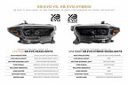 Morimoto XB Evo Hybrid Headlights: Toyota Tacoma (16-23 / Set)