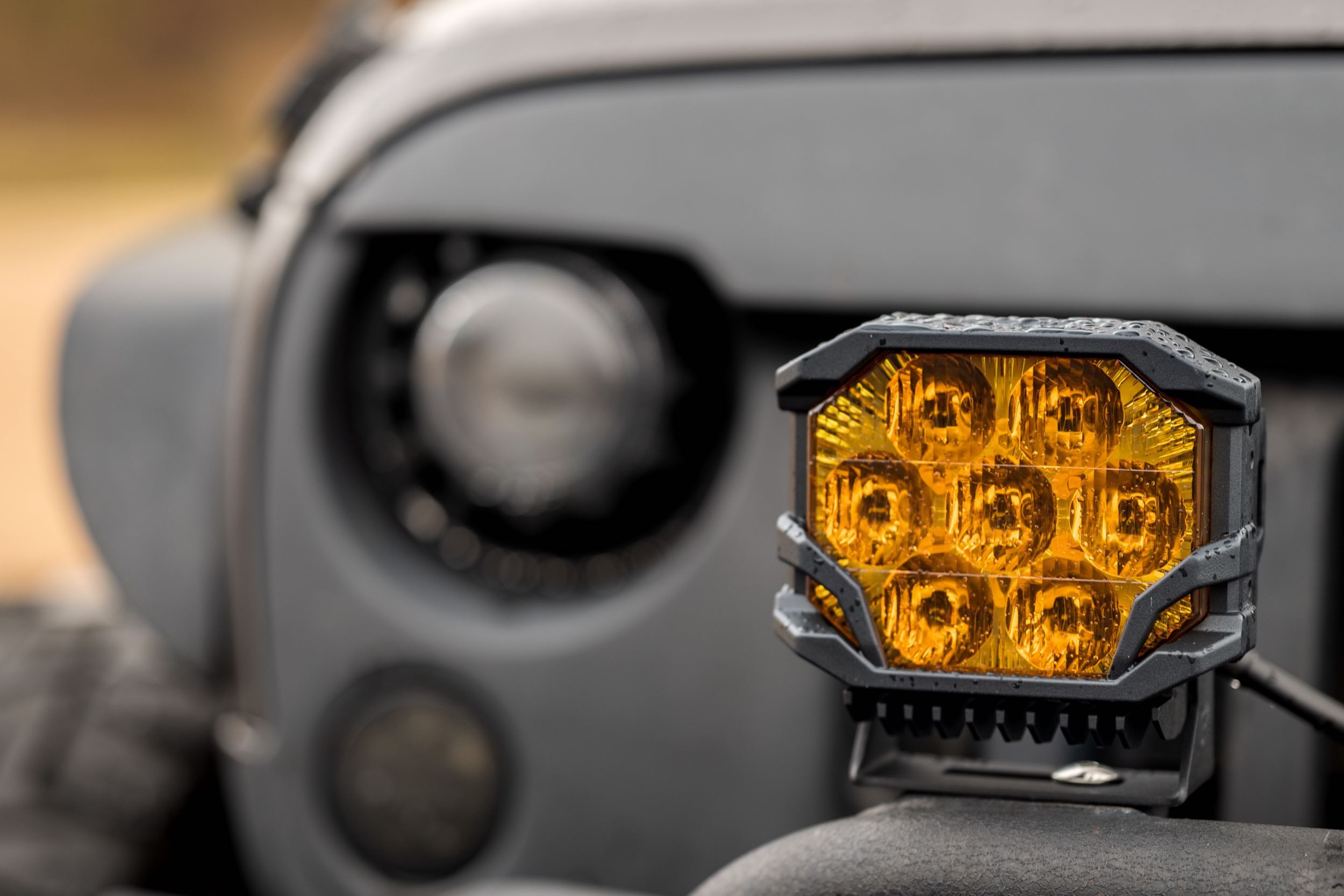 Morimoto BigBanger HXB LED Pod (Combo / Yellow / Each)