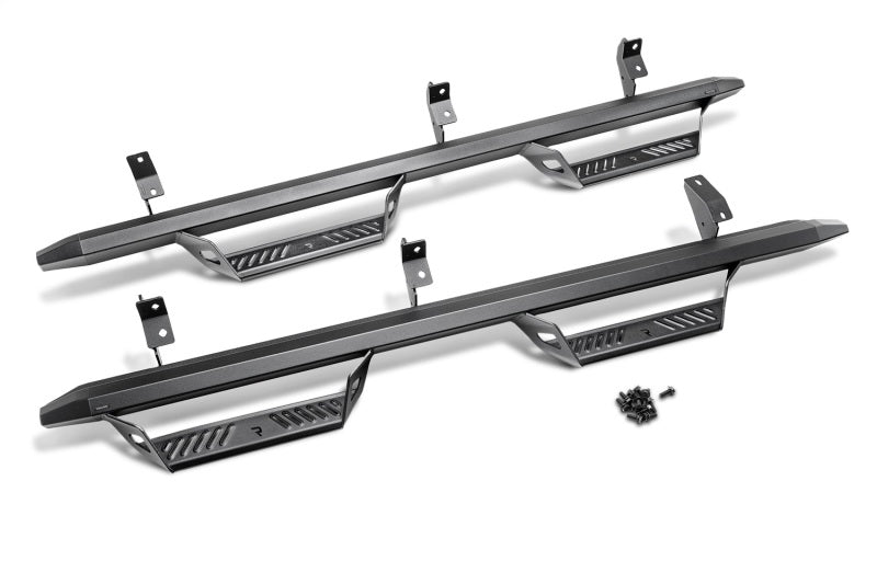 N-Fab Predator Pro Step System 05-18 Toyota Tacoma Access Cab - Tex Black