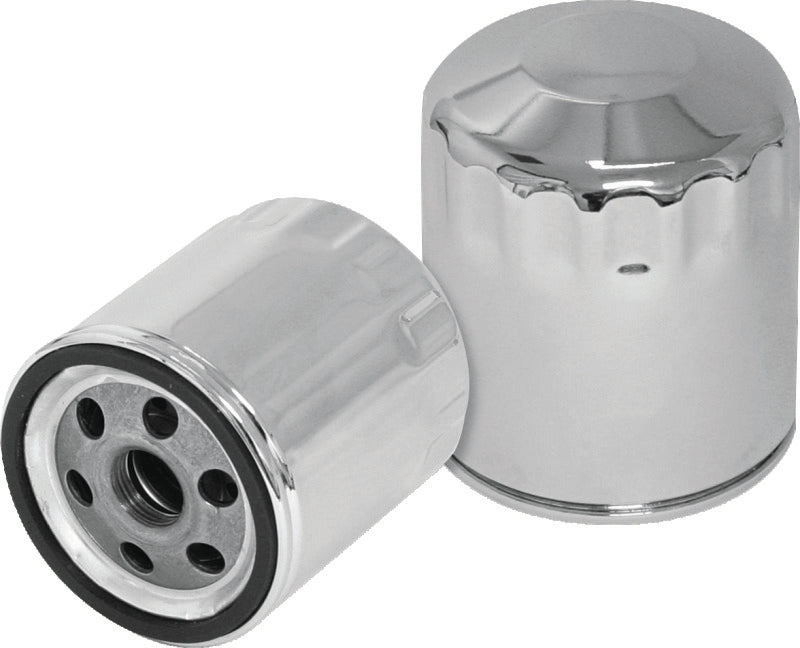 S&S Cycle Shovelhead Models Oil Filters - Chrome - 12 Pack