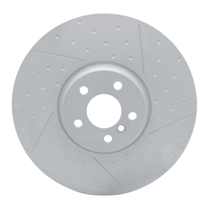 DFC 20-25 BMW M340iX Right Front Hi-Carbon Alloy Geomet Coated Rotor - Dimpled and Slotted