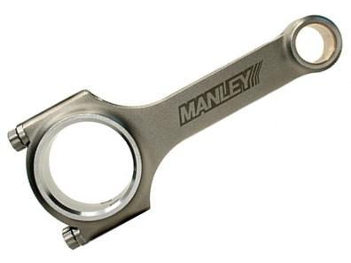 Manley 03-06 Evo 8/9 (7 Bolt 4G63T) Turbo Tuff Pro Series I Beam Connecting Rod Set (12mm Longer)