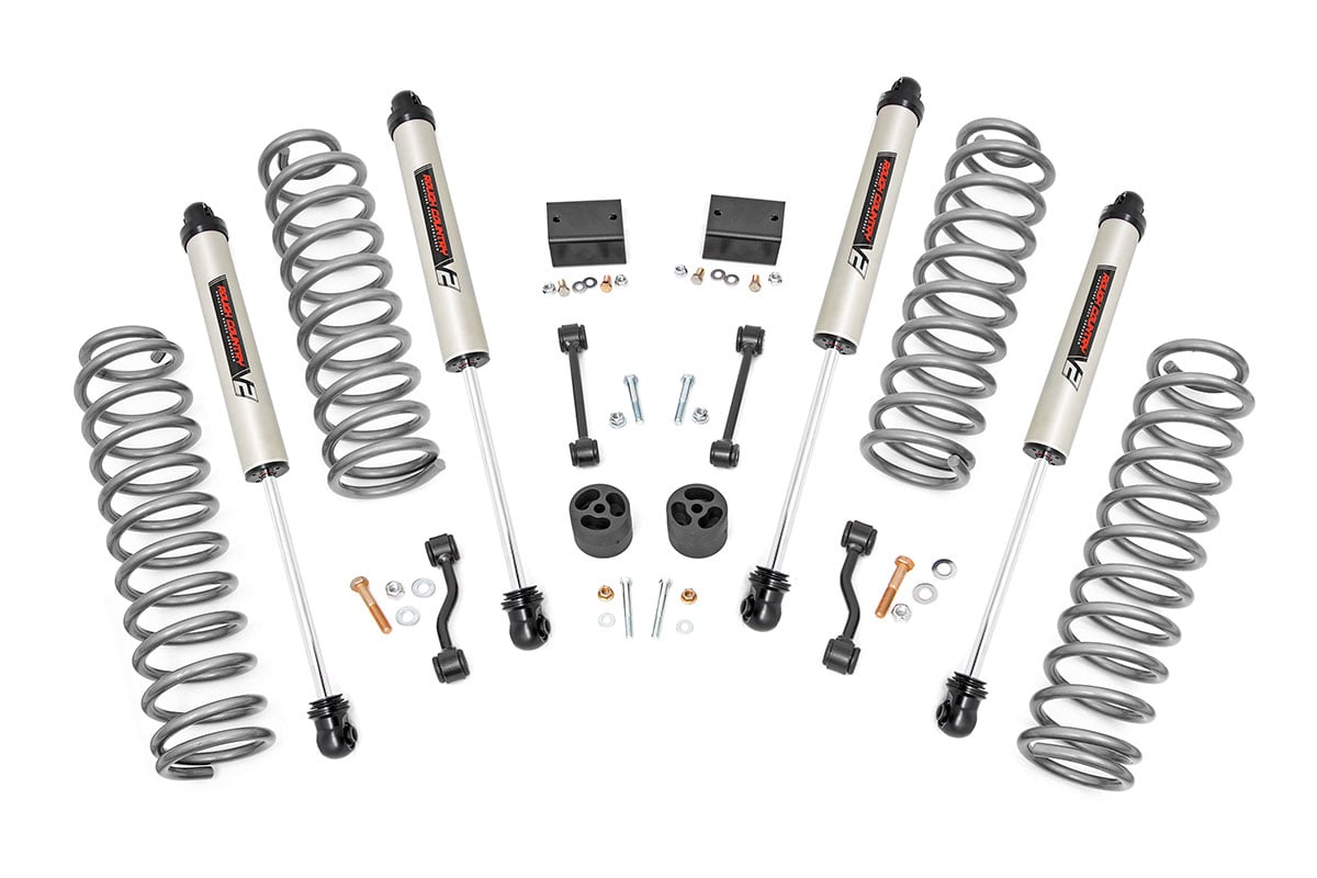 ROUGH COUNTRY Lift Kit Jeep Wrangler Unlimited Rubicon 4WD (18-23)
