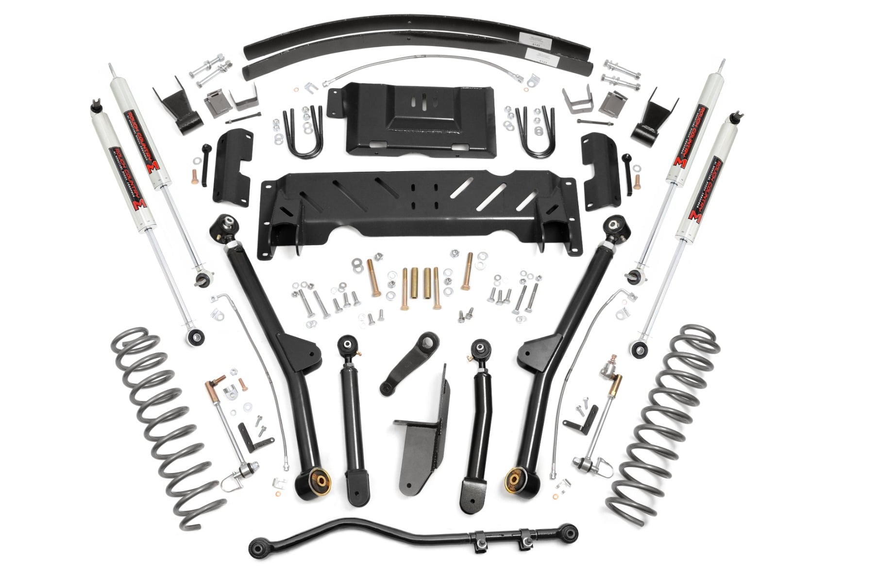 4.5 Inch Lift Kit | Long Arm | RR Leafs | NP242 | V2 | Jeep Cherokee XJ (84-01) image 2