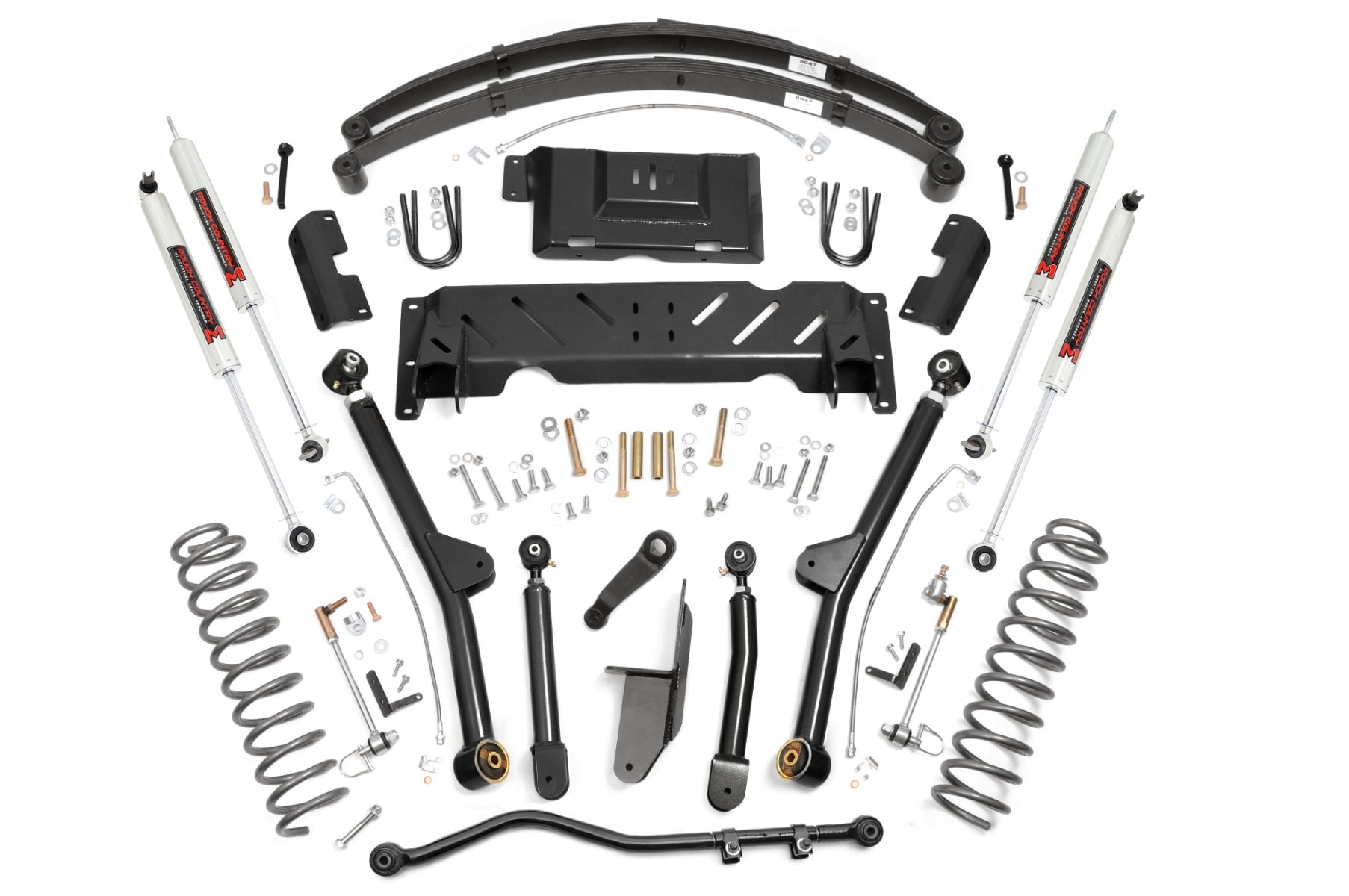 4.5 Inch Lift Kit | Long Arm | RR Leafs | NP242 | V2 | Jeep Cherokee XJ (84-01)